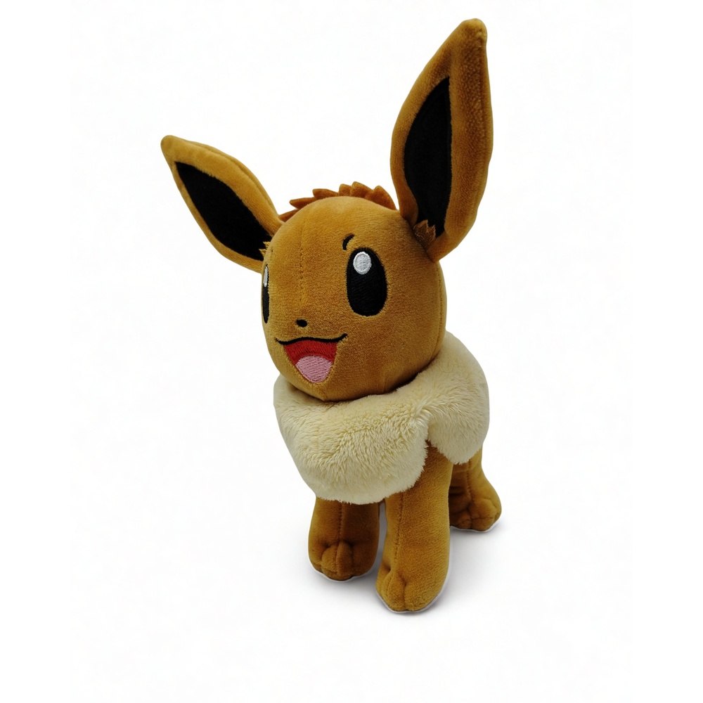 Kawaii Gaming Wicked Cool Toys Pokemon Eevee Plush Stuffed Animal Polyester 8"